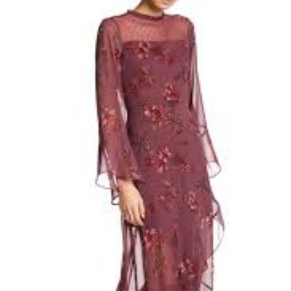 Jolt Dresses & Skirts - SALE! Jolt Floral Print Metallic Mesh Top Maxi NWT